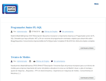 Tablet Screenshot of empleomadrid.com